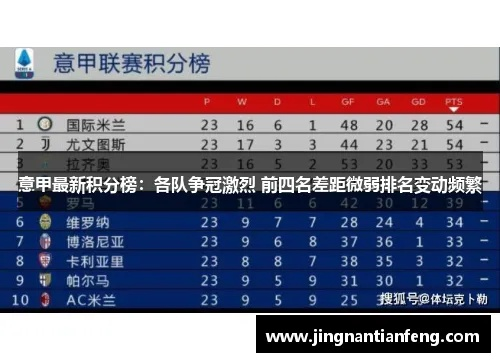 2019意甲积分榜最新排名（权威数据介绍）-第3张图片-www.211178.com_果博福布斯